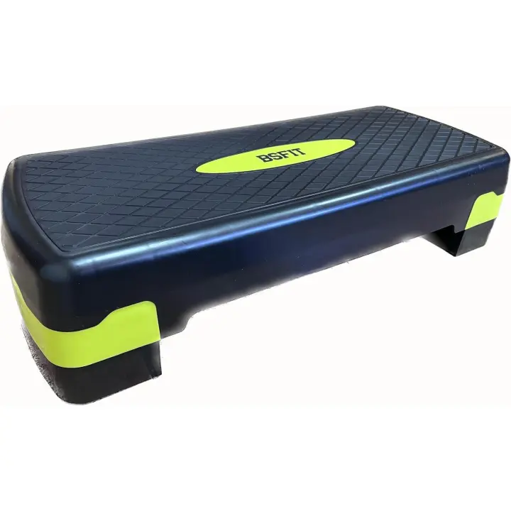 BSFIT® Step de Aeróbic Plataforma Steps Fitness Casa Banco Fitness para Ejercicio Yoga Adecuado Gimnasio Exterior, Antideslizante, Carga 250kg - 1