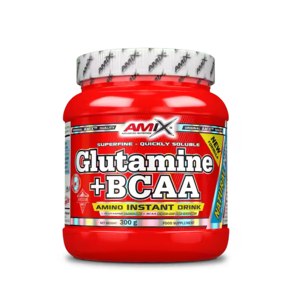 Amix bcaa Glutamina 300g Natural - 1