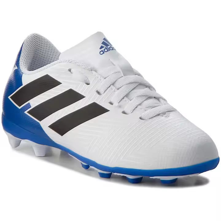 Botas de Futbol Adidas Nemeziz Messi 18.4 para niños unisex en color blanco - 1