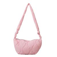 Bolso De Mano Plegable Para Mujer Con Gran Capacidad Y Cierre De Cremallera Estilo Casual Bolsa De Hombro Con Capa De Algodón Acolchado Bolsa Mensajera Moda - details 12
