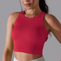 Sujetador Deportivo De 2 Niveles Para Mujer Sexy Yoga Alta Soporte Impacto Deporte Ropa Interior Correr Secado Rápido Top Deporte Gimnasio Con Almohadillas - details 15