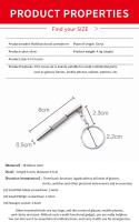 Destornillador Multifuncional Portátil Para Gafas Y Reloj Con Propósito Tríptico Herramienta De Reparación Para Móvil Material De Titanio Acero - details 3