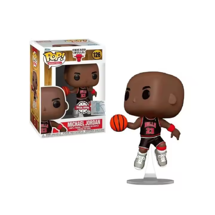 Funko Pop Michael Jordan BLK Pinstripe Jersey Special Edition Nº.126 - 1