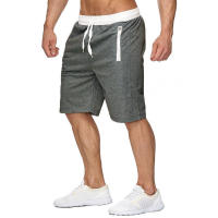 Nuevos Shorts De Running Para Hombres Verano 2024 Color Sólido Con Cinturón Ajustable Y Bolsillo Con Cierre De Cremallera Pantalones Casuales Y Rectos Ligeros De Poliéster - details 8