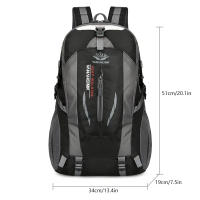 Mochila De Viaje Grande Y Impermeable De 40L Para Camping Y Senderismo Bolsa De Nylon Para Exteriores Y Viajes - details 7