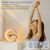 Lámpara De Escritorio Inteligente LED Con Altavoz Bluetooth Y Cargador Inalámbrico Rápido 15W Luz Nocturna RGB Para Dormitorio Y Sala De Juegos - details 8