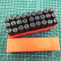 Kit De Estampado Metálico Con Herramienta De Punzón Para Joyería DIY Letras Números Alfabeto Estampillas Para Metal Cuero Oro Plata - details 2