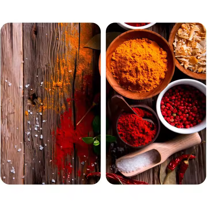 Wenko Tabla Cocina Protección 30x52cm Vitrocerámica Vidrio Mo 2 Pz: Protege tu vitrocerámica mientras cocinas con esta estilizada tabla de cocina de vidrio, ideal para un uso diario. - 1