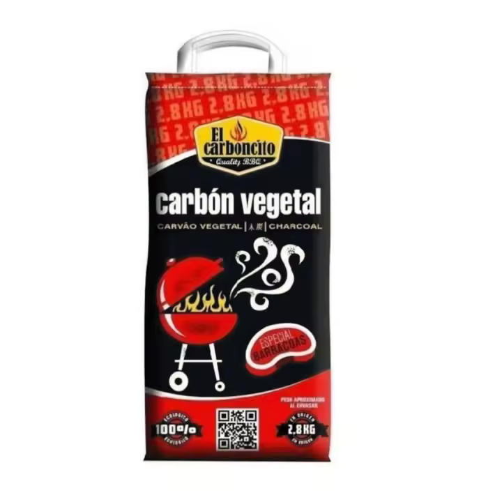 Barbacoa pura especial 2,8 KG-1 BOLSA, verdura para barbacoa, bolsa de 2,8 kg, carbón de potencia de calentamiento - 1