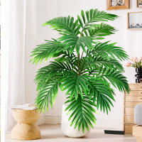 Gran Árbol De Palma Artificial 52-125cm Planta Falsa Verde De Plástico Para Decoración De Jardín Y Hogar Ramas De Palma Tropicales - details 15