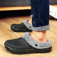 YRZL Pantuflas De Invierno Para Hombres Y Mujeres Zapatos Casuales No Friccionantes De Algodón Antideslizantes Para El Interior Del Hogar - details 9