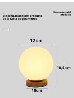 Lámpara De Noche LED RGB Cambiante USB Recargable Para Mesa Luz De Dormitorio Oficina Sala De Estar Iluminación Doméstica - details 6