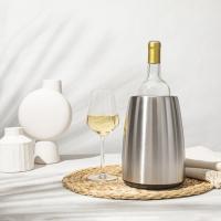 Vacu Vin Cubitera enfriadora para botellas de vino "Elegant" Acero Inoxidable - details 0