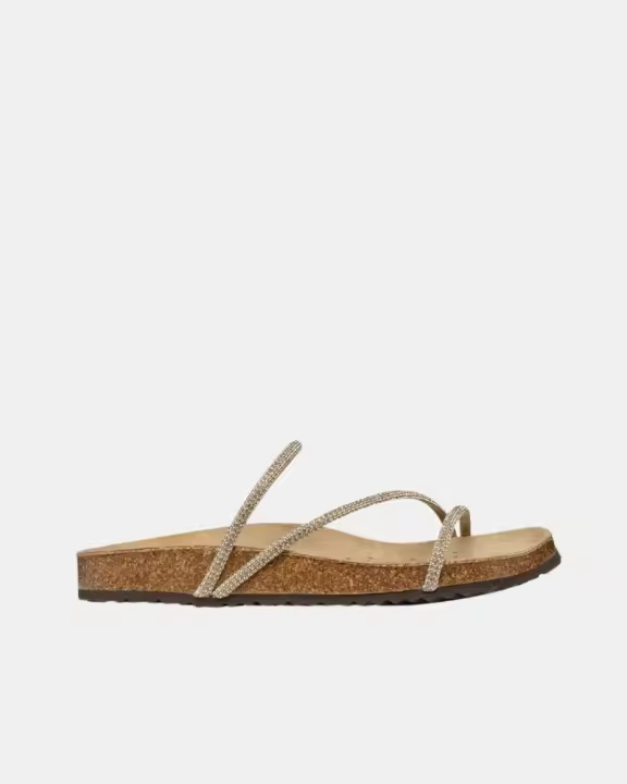 GEOX D55Y3C 000SD Sandalias De dedo Abiertas Mujer Plata - 1