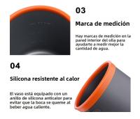 Widesea Tetera De Camping Con Prensa Francesa Y Taza De Aluminio Para Actividades Al Aire Libre Senderismo Viajes Y Bebidas De Café - details 6