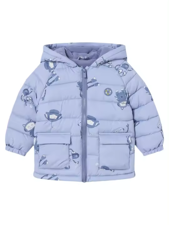 Mayoral 2469 CHAQUETON ACOLCHADO ESTAMPADO Azul - 1