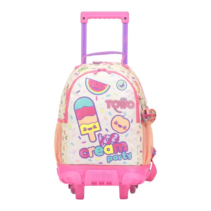 Totto Mochila infantil ruedas Ice Fruit -Dimensiones:28.5 x 41 x 12.5 cm-Material: Poliester - 1