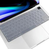 Cubierta De Teclado Compatible Con MacBook Pro14 16 Inc Y Air 13.6 15.3 M2 M3 A2442 A2779 A2918 A2485 A2780 A2991 A2681 A2941 Silicona Impermeable Y Antipolvo Para Laptop - details 8
