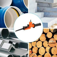 Adaptador Eléctrico De Taladro Modificado Con Hoja De Sierra Y Mango Para Sierra Recipiente Herramienta Eléctrica De Trabajo En Madera - details 5
