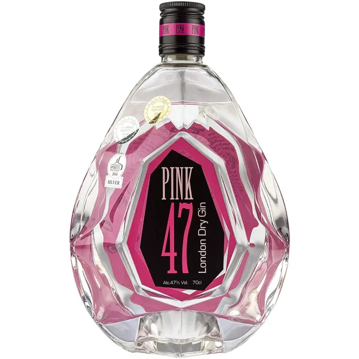 Ginebra Pink 47 London Dry 70CL 47% - Distintiva y Elaborada en Pequeños Lotes - 1