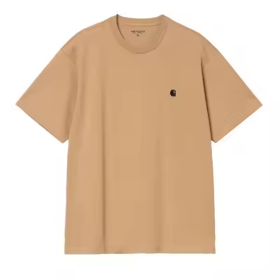 Camiseta Carhartt S-S Madison T-Shirt Peanut-Black I033000.2I7XX.03 - 1