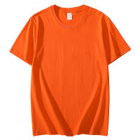 Camiseta De Algodón Pesada 220g Para Hombre Y Mujer Con Cuello Redondo Y Mangas Cortas En 8 Colores Sólidos Talla S-4XL - details 5