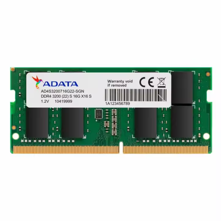 ADATA - Módulo de memoria RAM AD4S32008G22-SGN SO-DIMM DDR4 8 GB 3200 MHz para portátil, compatible con Intel Core de décima generación y eficiencia energética de 1.2 V - 1