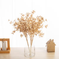 Abanico De Palma Artificial Hojas De Eucalipto Para Navidad Boda Decoración De Hogar Y Habitaciones Arreglo Floral DIY Crafts - details 2