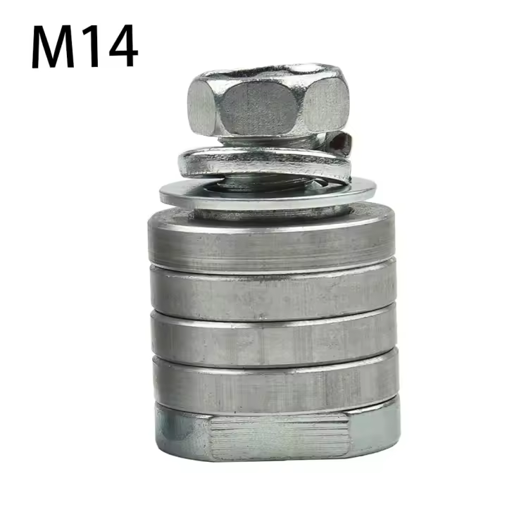 Adaptador De Torno Para M14 M10 Kit De Conversión Máquina De Hilerado Adaptador De Flor De Metal Con Tornillos De Bloqueo Tipo 125 150 - 1