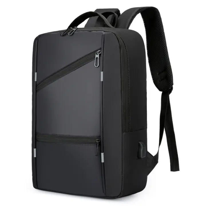 Mochila Impermeable para Hombre, Morral Antirrobo con Luz Trasera, Informal, Bolsa de Viaje, Ordenador Portátil de 15.6 Pulgadas, Accesorio de Negocios - 1