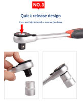 Juego De Herramientas Combinadas WISRETEC De Grado Industrial Con Llave De Eje Mini De 38 Piezas Conjunto De Encabezados De Rodillo - details 4
