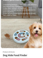 Juguete Educativo Para Perros Alimentador Inteligente Para Mascotas Dispensador De Alimentos Interactivo Para Aumentar La Inteligencia Del Pupilo - details 6