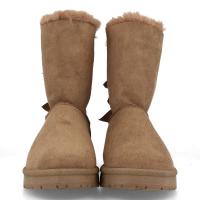 Puntosalao Botas Australianas Cómodas con Lazo Taupe Mujer : estas botas australianas hebillas taupe para mujer en PuntoSalao y crea tu look con estilo y con los mejores precios del mercado - details 1
