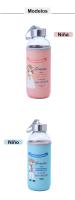Pack de 6 a 30 unidades de Botellas de agua de cristal, con funda protectora, 2 modelos diferentes, Regalos para niños, Detalles comuniones para invitados, Detalles para niños, Regalos fiesta, Detalles para comunión, Regalantes.com - details 1
