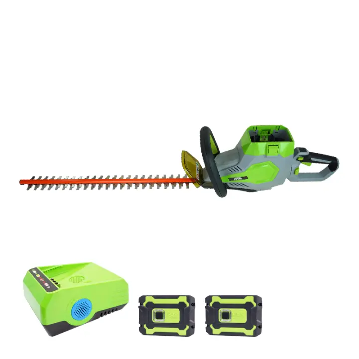 Cortasetos de Batería 60V Akita + 2 Batería + Cargador Raíz OFERTA HERRAMIENTAS BATERIA 60V Inicio JARDÍN Cortasetos AKITA - 1