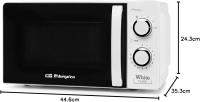 Orbegozo MI 2115, Microondas, 700 W, 6 niveles de funcionamiento, 20 litros de capacidad, temporizador hasta 30 minutos, programa descongelación, señal fin cocción, color blanco Visita la tienda de Orbegozo - details 0