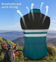 Chaleco Ciclismo Para Hombre WOSAWE Vestido Sin Mangas Ligero Y Windproof Para Deportes Al Aire Libre MTB Vestido Contra El Viento - details 2