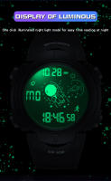 Reloj Militar De Moda Para Hombre SANDA Resistente Al Agua Deportivo Al Aire Libre Reloj Digital LED De Pulsera Con Luz Trasera Resistente Al Shock - details 4