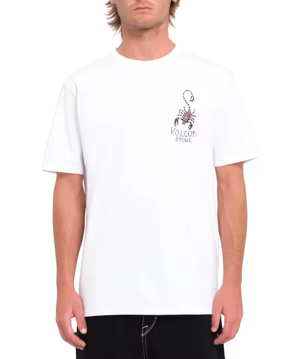Camiseta de manga corta Volcom Lintell Classic - White - 1