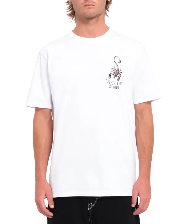 Camiseta de manga corta Volcom Lintell Classic - White - 1