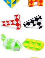 Regla Mágica Mini Serpiente 24 Puzzle Cubo Plegable Juguete Educativo Para Niños Desafío Cerebral Regalo De Fiesta - details 9