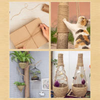 Cordón De Juta Natural 1-2mm Para Manualidades DIY Boda Fiesta Decoración Del Hogar Trenzado 50/80/100M Cuerda De Lino 100% - details 5
