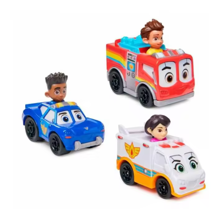 PACK 3 VEHICULOS FIREBUDS EMERGENCIAS - 1