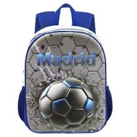 Real Madrid CF  - Mochila Infantil 3D   Real Madrid - Medidas: 31 x 26 x 11 cm. Correas ajustables y reforzadas - Ideal para niños en edad Preescolar - Licencia Oficial - details 0