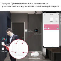Interruptor De Escenas Inalámbrico Zigbee 1/2/3/4Gang Compatible Con Alexa Google Home Control Remoto Por App Para Automatización Del Hogar - details 16