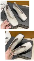 Zapatos De Mujer Mary Jane Retro Cuadrados Plana Minimalista Moda Zapatos Casuales Ligeros Para Primavera Y Otoño - details 14