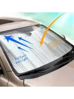 Visera Solar Plegable Para Coche 1PCS Reflectora Frontal Portátil Transpirable Resistente Al UV Con Protección Y Refrescante Para Parabrisas - details 2