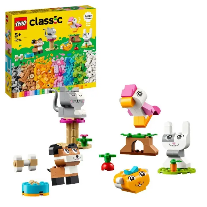 Mascotas Creativas LEGO Classic 11034 contiene 450 piezas - edad a partir de 5+ años 24L11034 - 1