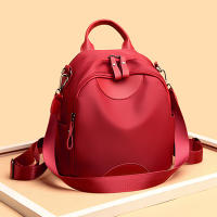 Mochila De Moda Para Mujer En Tela Oxford Gran Capacidad Casual Para Viajes Bolsa Escolar Con Cierre De Cremallera - details 6