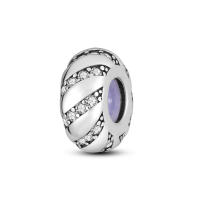 Encantos De Estrella Luminosa Platinados Para Pulsera Original Joyería DIY Simbolo Eterno Colgante De Amor Cadena De Seguridad Compatible Con Pulseras Originales - details 8